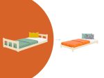 Boden-Einzelbett FENCE für Kinder mit Kopfteilen – Bild 3