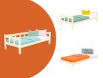 Kinder-Einzelbett FENCE aus Holz mit Seitengitter – Bild 3