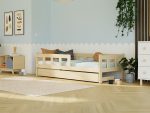 Kinder-Einzelbett FENCE aus Holz mit 2 Seitengittern – Bild 4
