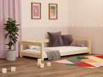 Kinder-Einzelbett STUDY aus Holz mit offenem Einstieg