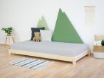 Einfaches Kinderbodenbett TEENY aus Holz