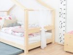 Luftiges Musselin-Bettdach für Kinder mit Seitenschutz – Bild 5