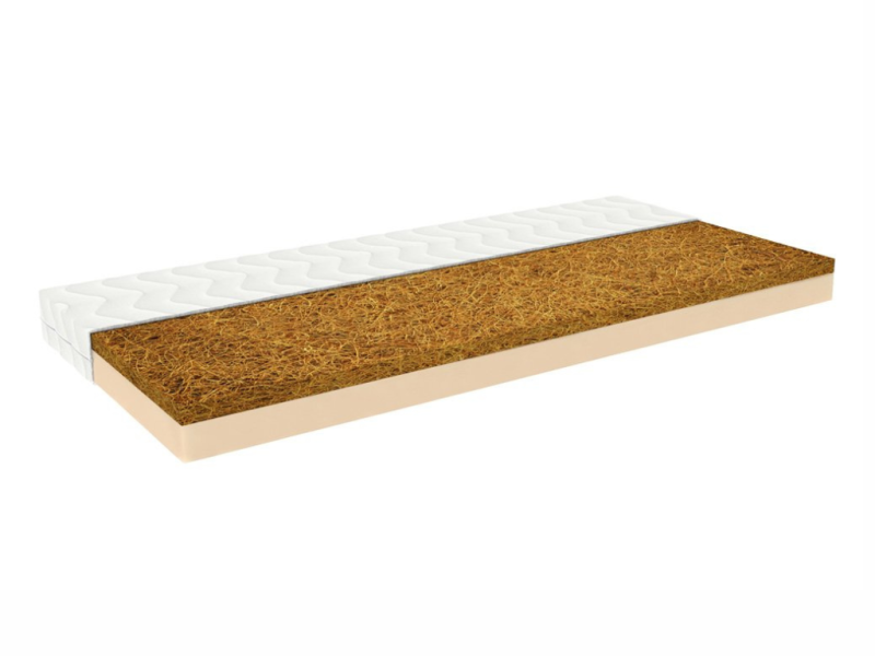 Baby-Matratze BIO NATY 60x120 cm aus Naturschaum und Seegrasfasern