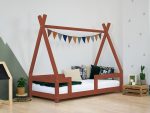 Kinder Tipi-Bett NAKANA aus Holz mit festem Rausfallschutz – Bild 11
