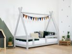 Kinder Tipi-Bett NAKANA aus Holz mit festem Rausfallschutz – Bild 8