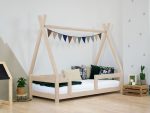 Kinder Tipi-Bett NAKANA aus Holz mit festem Rausfallschutz – Bild 10