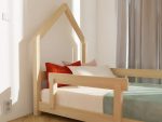 Kinder-Einzelbett POPPI mit Hauskopfteil – Bild 4