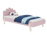 Kinder-Einzelbett NOVA mit gewölbtem Kopfteil 90x200 cm im skandinavischen Design – Bild 4