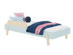 NOVA Kinder-Einzelbett mit Seitenwand 90x200 cm im skandinavischen Design – Bild 2