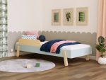 NOVA Kinder-Einzelbett mit Seitenwand 90x200 cm im skandinavischen Design – Bild 3