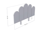 Kopfteil Arched NOVA aus Holz – Bild 5