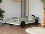 Auto-Bett BEEP in Jeep-Form aus Massivholz 80x160 cm – Bild 3