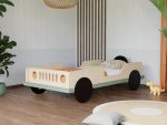 Auto-Bett BEEP in Jeep-Form aus Massivholz 80x160 cm – Bild 2