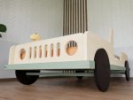 SAFARI Autobett in Jeep-Form aus Massivholz 80x160 cm – Bild 3