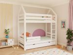ALPY Haus-Etagenbett mit Leiter – 90x200 cm – Bild 6