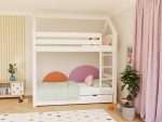 ALPY Haus-Etagenbett mit Leiter – 90x200 cm – Bild 8