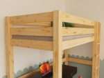 MAKALU Hochbett aus Holz für Kinder – 90x200 cm – Bild 5