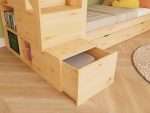 ATLAS Holz-Etagenbett mit seitlicher Aufbewahrungstreppe – Bild 8