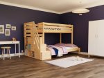 3-Personen-Etagenbett ARARAT mit Stauraumtreppe – Bild 6