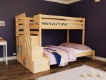 3-Personen-Etagenbett ARARAT mit Stauraumtreppe – Bild 7