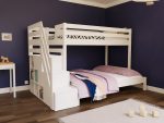 3-Personen-Etagenbett ARARAT mit Stauraumtreppe – Bild 8