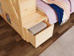 3-Personen-Etagenbett ARARAT mit Stauraumtreppe – Bild 11
