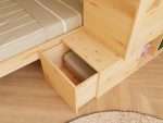 ATLAS Holz-Etagenbett mit frontalem Stauraumtreppe – Bild 8