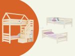 ALPY Haus-Etagenbett mit Stauraumtreppe – Bild 4