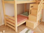 ALPY Haus-Etagenbett mit Stauraumtreppe – Bild 5