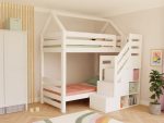 ALPY Haus-Etagenbett mit Stauraumtreppe – Bild 2