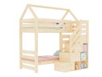 ALPY Haus-Etagenbett mit Stauraumtreppe – Bild 3