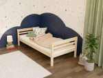 Erhöhtes Kinderbett BOBY aus Holz mit Kopf- und Fußteil – Bild 4