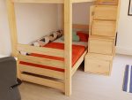 ALPY Haus-Etagenbett mit Stauraumtreppe – Bild 11